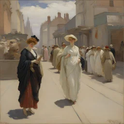 a city by Rupert Bunny