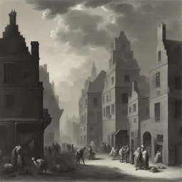 a city by Samuel van Hoogstraten