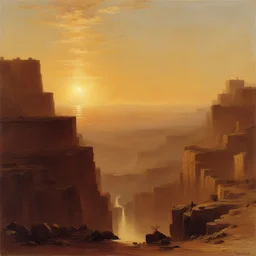 a city by Sanford Robinson Gifford