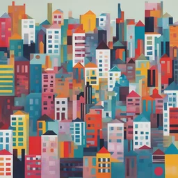 a city by Sarah Morris