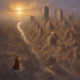 a city by Scott Gustafson