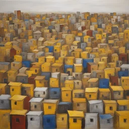 a city by Serge Attukwei Clottey