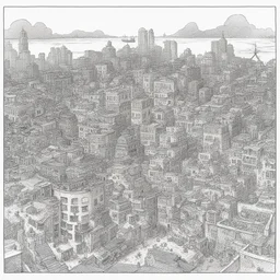 a city by Sergio Aragonés