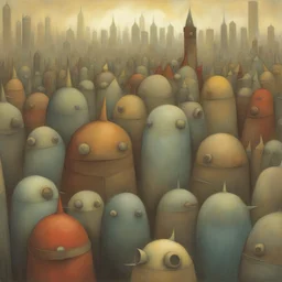 a city by Shaun Tan