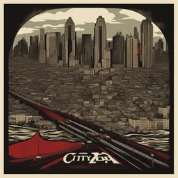 a city by Shepard Fairey