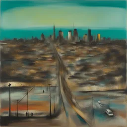 a city by Sidney Nolan