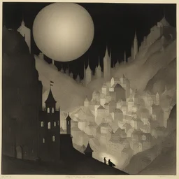 a city by Sidney Sime