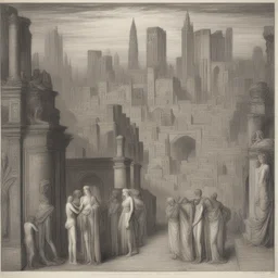a city by Simeon Solomon