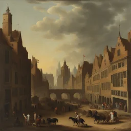 a city by Simon Luttichuys