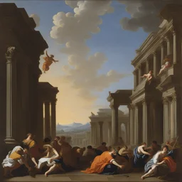 a city by Simon Vouet