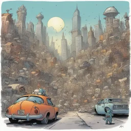 a city by Skottie Young