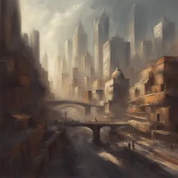 a city by Slawomir Maniak