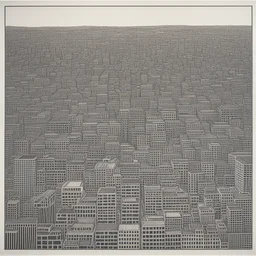 a city by Sol LeWitt