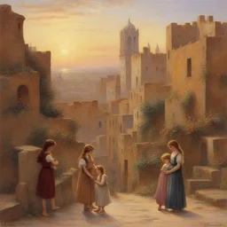 a city by Sophie Anderson