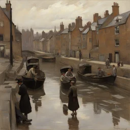 a city by Stanhope Forbes