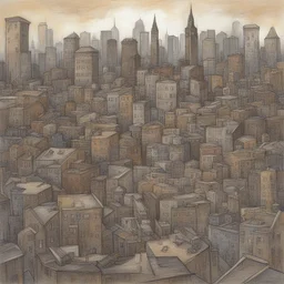 a city by Stephen Bissette