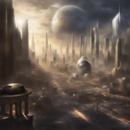 a city by Stephen Martiniere