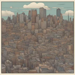 a city by Stephen Oakley