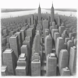 a city by Stephen Wiltshire