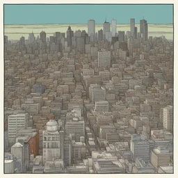 a city by Steve Dillon