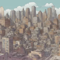 a city by Steve Lieber