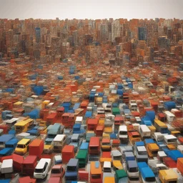 a city by Stuart Haygarth