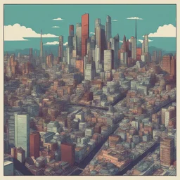 a city by Studio Trigger