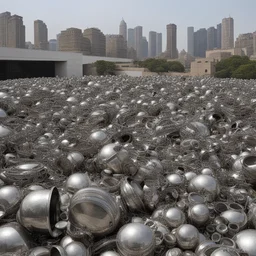a city by Subodh Gupta