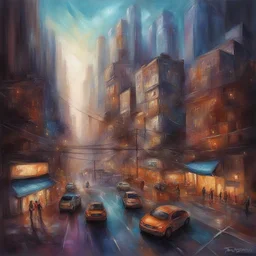 a city by Tanya Shatseva