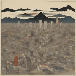 a city by Tarō Okamoto