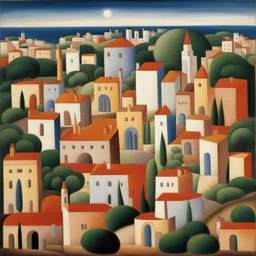 a city by Tarsila do Amaral