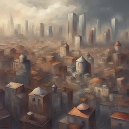 a city by Tatiana Hordiienko