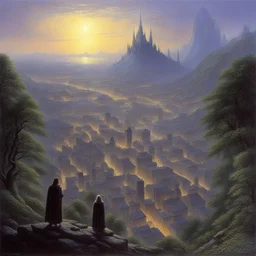 a city by Ted Nasmith