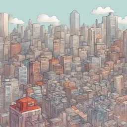 a city by Temmie Chang