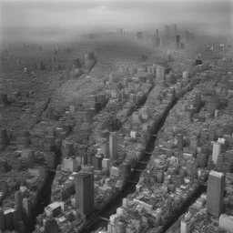 a city by Tetsuo Hara