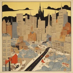 a city by Tex Avery