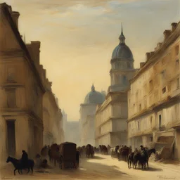 a city by Théodore Chassériau