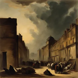 a city by Théodore Géricault