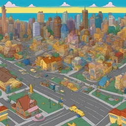 a city by The Simpsons