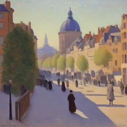 a city by Theo van Rysselberghe