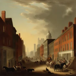 a city by Thomas Birch