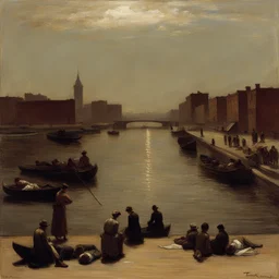 a city by Thomas Eakins