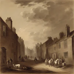 a city by Thomas Gainsborough