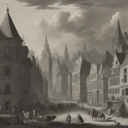 a city by Thomas Visscher