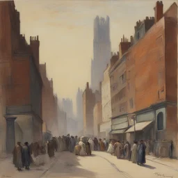 a city by Thornton Oakley