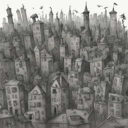 a city by Tim Burton