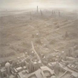 a city by Tim Hawkinson