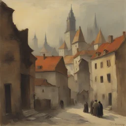 a city by Tivadar Csontváry Kosztka