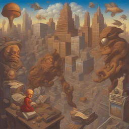 a city by Todd Schorr
