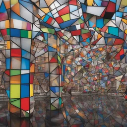 a city by Tom Fruin